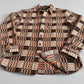 RRL Ralph Lauren (M) Cody Jacquard Cotton Brown/Orange Heritage Work Shirt (Copy)