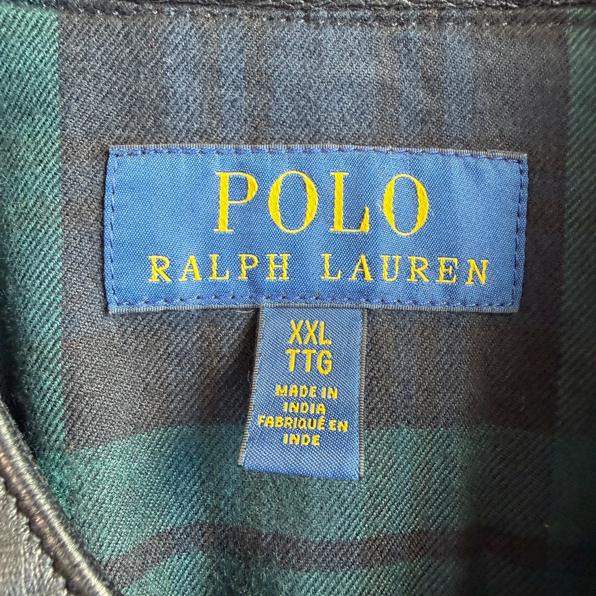 Polo Ralph Lauren (2XL) Midnight Brown Sheep Leather Cafe Racer Motorcycle Jacket