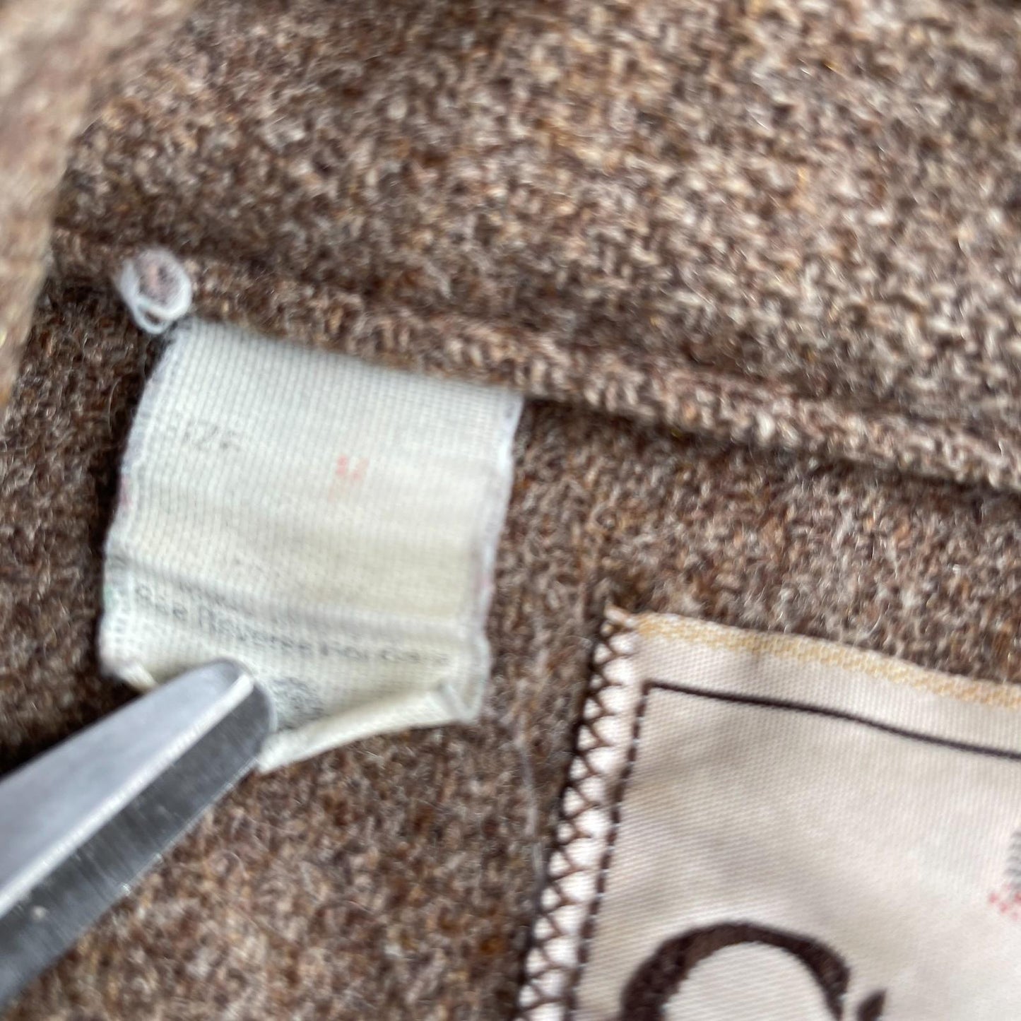 VNTG Woolrich Chatham Run (M) Wool Double Cape Peanut Brown Jac-Shirt