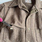 VNTG Woolrich Chatham Run (M) Wool Double Cape Peanut Brown Jac-Shirt