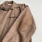 VNTG Woolrich Chatham Run (M) Wool Double Cape Peanut Brown Jac-Shirt