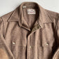 VNTG Woolrich Chatham Run (M) Wool Double Cape Peanut Brown Jac-Shirt