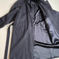 VNTG Christian Dior (42R / 44R) Slate Blue 100% Wool Twill Balmacaan Over Coat