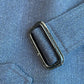 VNTG Christian Dior (42R / 44R) Slate Blue 100% Wool Twill Balmacaan Over Coat
