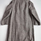 VNTG Crombie (42R) Wool Donegal Herringbone Tweed Flecked Balmacaan Overcoat