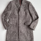 NWOT Paul Stuart (40R) Wool Baby Alpaca Maroon Melange 4 Pocket Topcoat