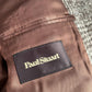 NWOT Paul Stuart (40R) Wool Baby Alpaca Maroon Melange 4 Pocket Topcoat