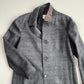 NWOT Billy Reid (XL) Wool/Cashmere Check Brushed Walking Topcoat