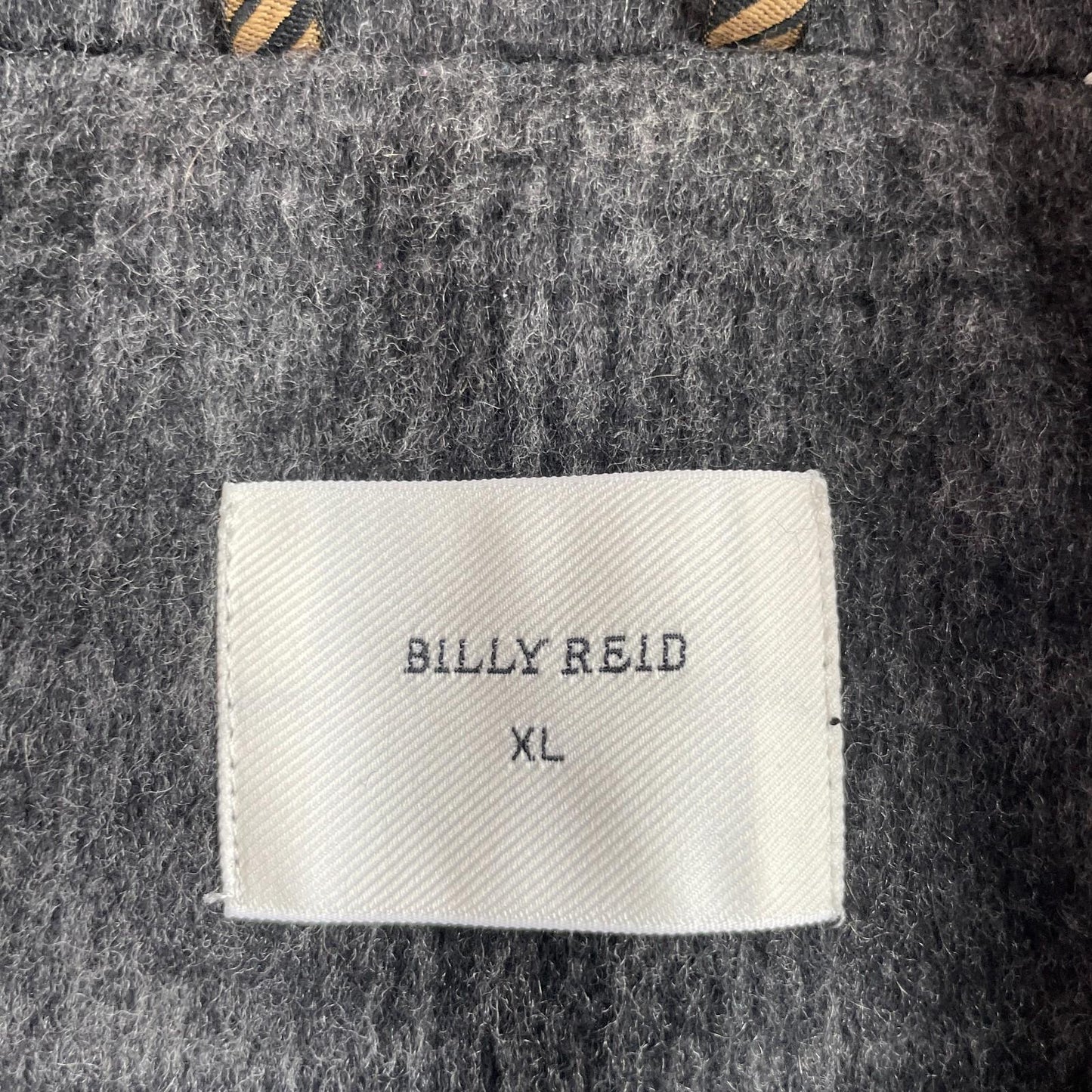 NWOT Billy Reid (XL) Wool/Cashmere Check Brushed Walking Topcoat