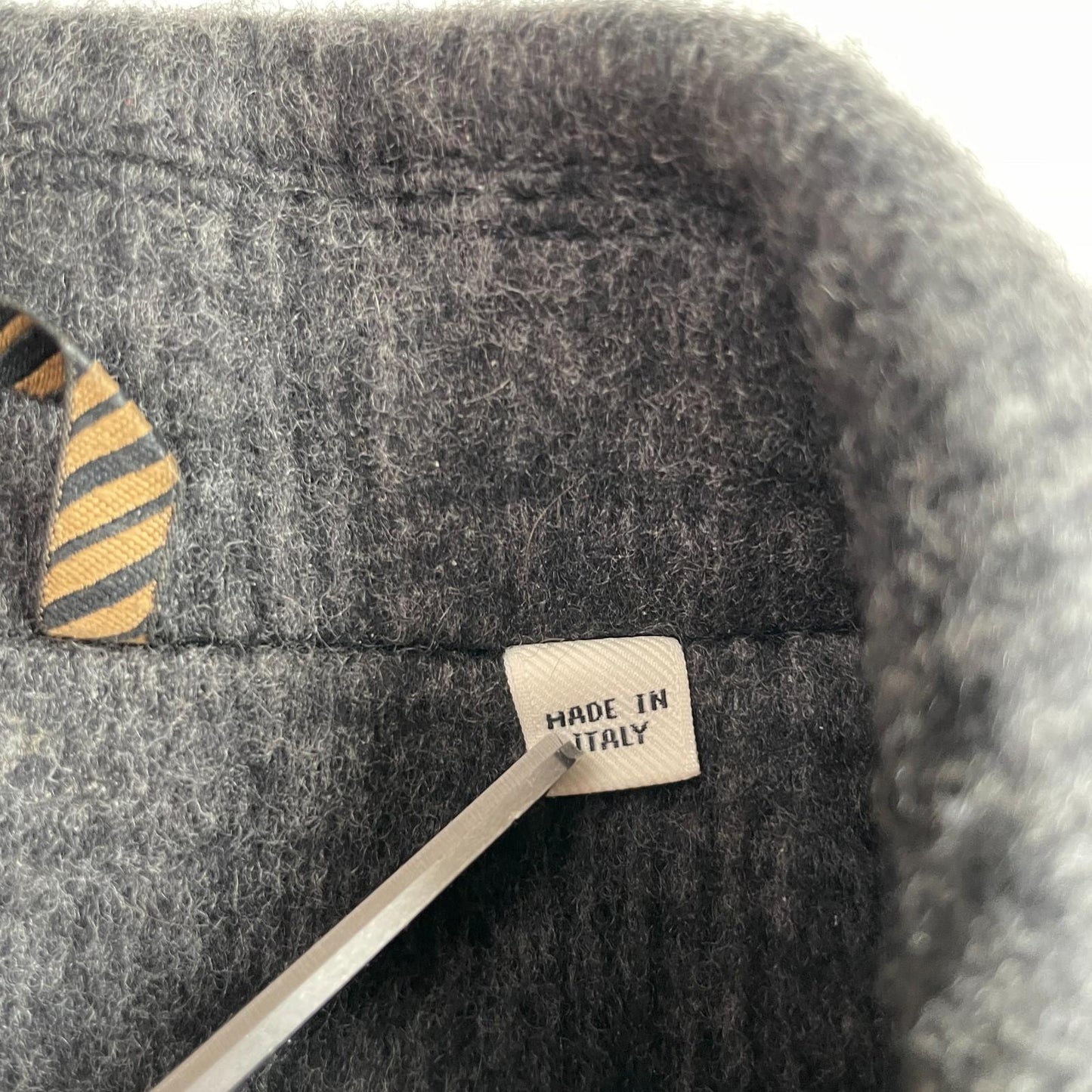 NWOT Billy Reid (XL) Wool/Cashmere Check Brushed Walking Topcoat