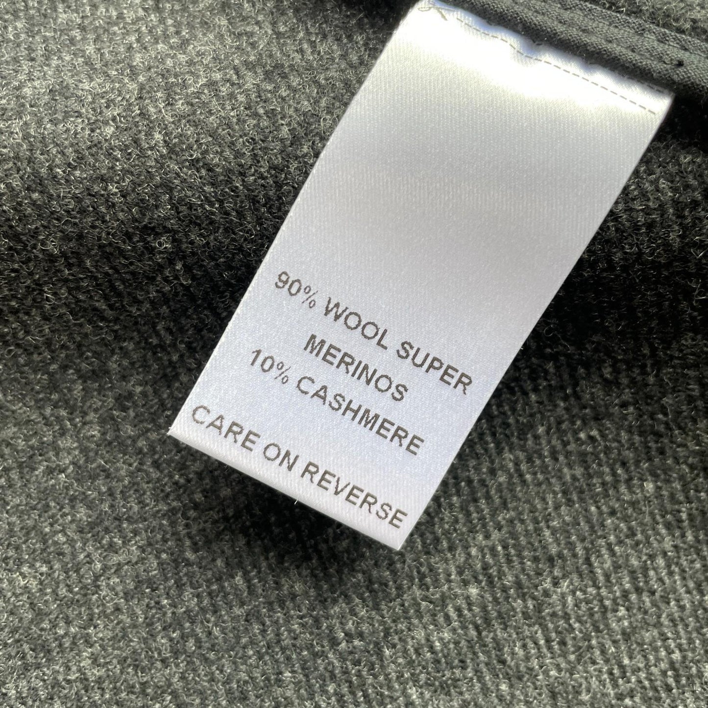 NWOT Billy Reid (XL) Wool/Cashmere Check Brushed Walking Topcoat