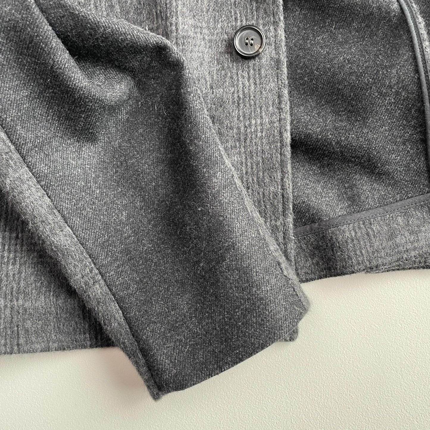 NWOT Billy Reid (XL) Wool/Cashmere Check Brushed Walking Topcoat