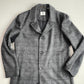 NWOT Billy Reid (XL) Wool/Cashmere Check Brushed Walking Topcoat