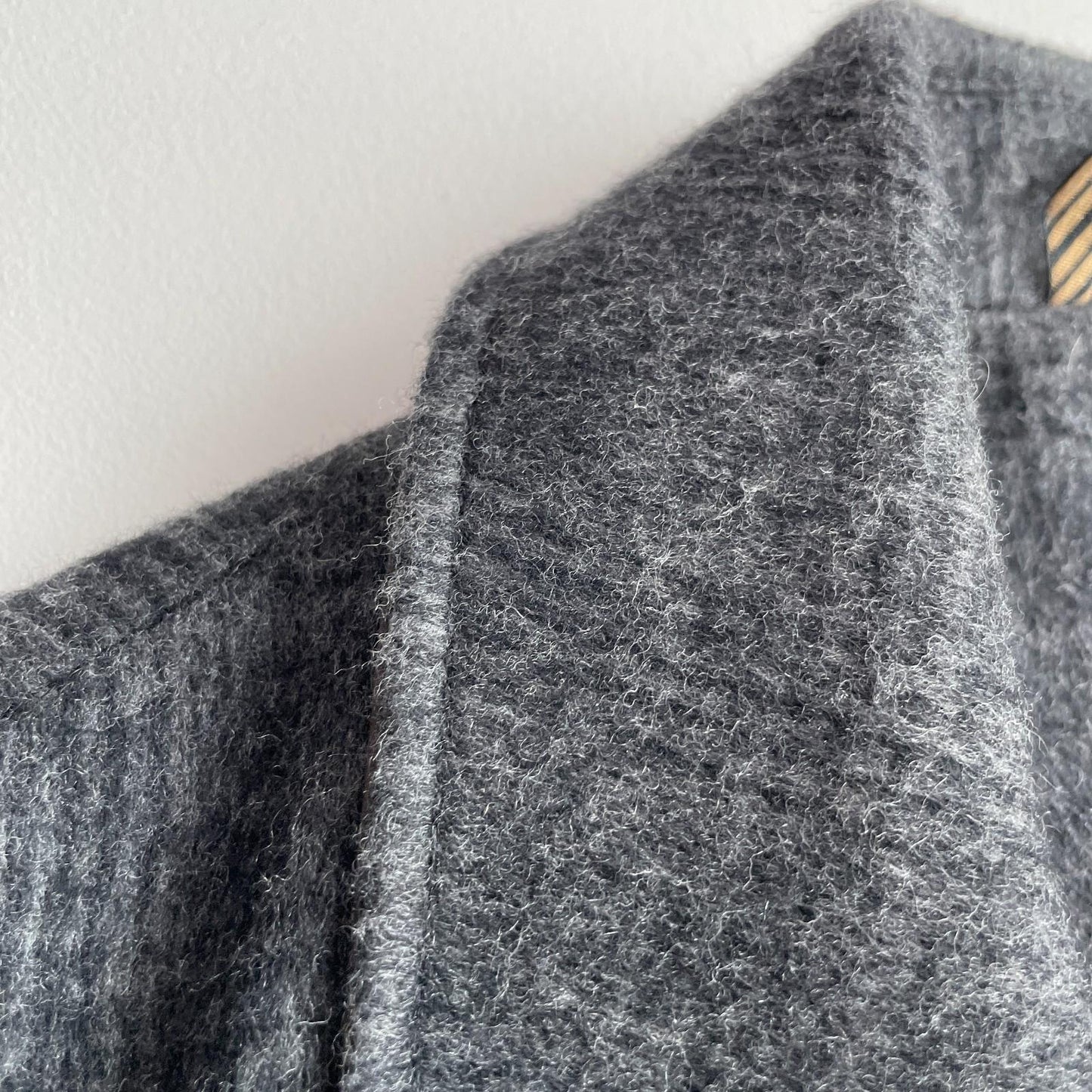 NWOT Billy Reid (XL) Wool/Cashmere Check Brushed Walking Topcoat