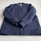 Dehen 1920 (XL) Navy Blue 100% Wool Ribbed Field Jacket Coat