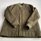 Dehen 1920 (XL) Army Green 100% Wool Ribbed Field Jacket Coat