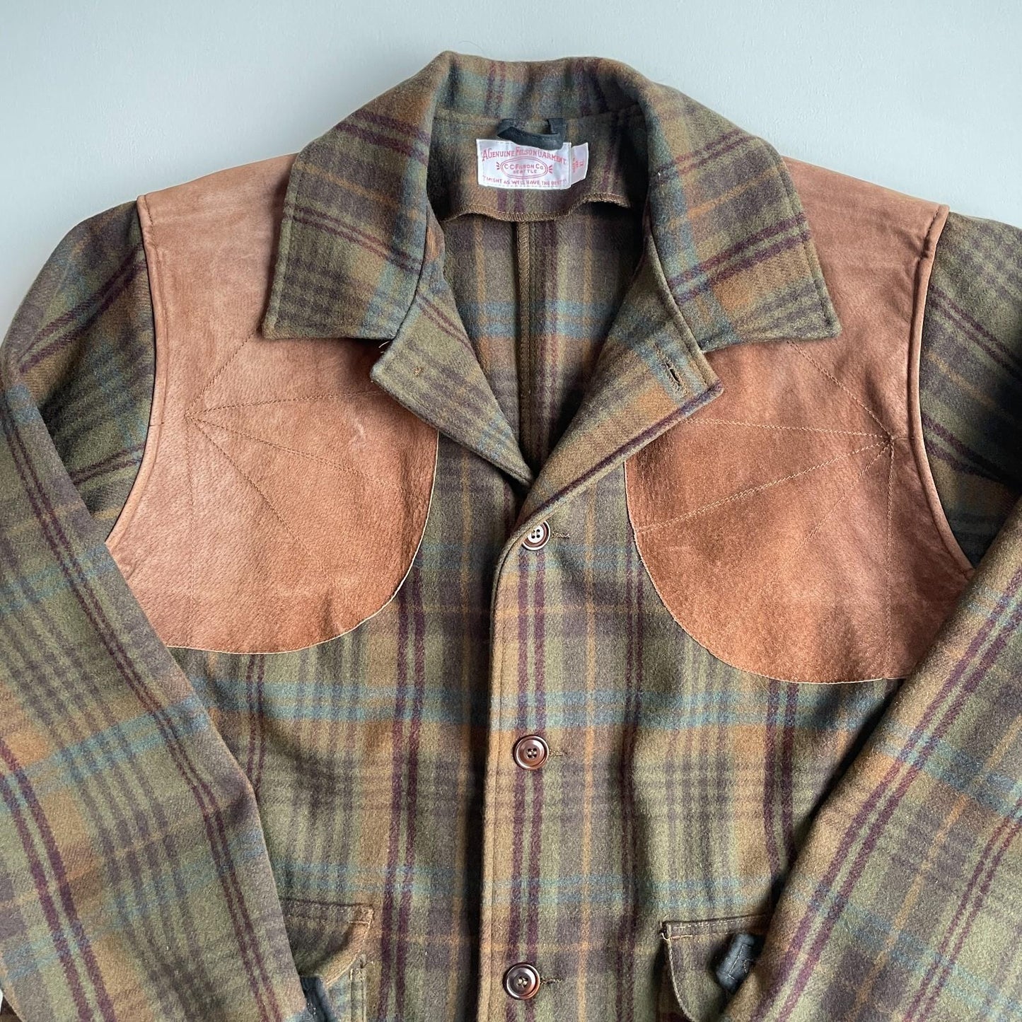 VNTG Filson (XL) Wool Plaid Shooting Cruiser Mackinaw Coat