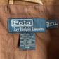 Polo Ralph Lauren (2XL) Leather Roughout Half-Norfolk Tawny Field Jacket Coat