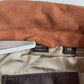 NWT Paul Stuart (M) Tawny Suede Leather Partial Lined Over Shirt