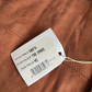 NWT Paul Stuart (M) Tawny Suede Leather Partial Lined Over Shirt