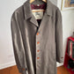 Burberry (54 / XL) Wool Linen Raglan Sleeve Back Belt Car Over Coat