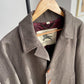 Burberry (54 / XL) Wool Linen Raglan Sleeve Back Belt Car Over Coat