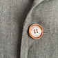 Burberry (54 / XL) Wool Linen Raglan Sleeve Back Belt Car Over Coat