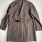 Burberry (54 / XL) Wool Linen Raglan Sleeve Back Belt Car Over Coat