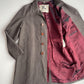 Burberry (54 / XL) Wool Linen Raglan Sleeve Back Belt Car Over Coat