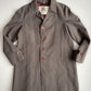 Burberry (54 / XL) Wool Linen Raglan Sleeve Back Belt Car Over Coat