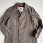 Burberry (54 / XL) Wool Linen Raglan Sleeve Back Belt Car Over Coat