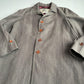 Burberry (54 / XL) Wool Linen Raglan Sleeve Back Belt Car Over Coat