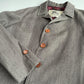 Burberry (54 / XL) Wool Linen Raglan Sleeve Back Belt Car Over Coat