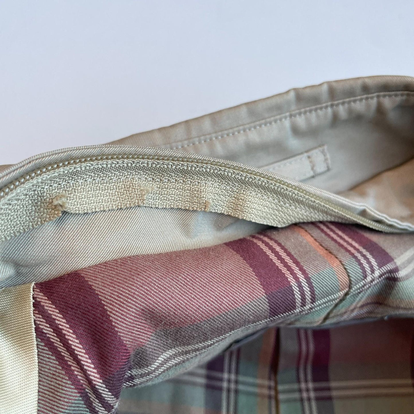 Paul Stuart (44L) 100% Cotton Gabardine Iridescent Raglan Balmacaan Coat