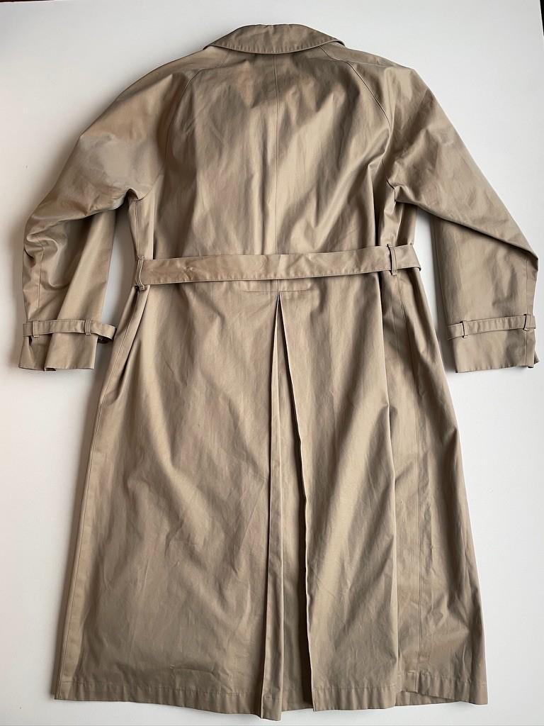 Paul Stuart (44L) 100% Cotton Gabardine Iridescent Raglan Balmacaan Coat
