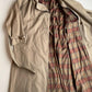 Paul Stuart (44L) 100% Cotton Gabardine Iridescent Raglan Balmacaan Coat