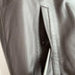 NWT Paul Stuart (XL) Deerskin Leather Chocolate Brown Bomber Jacket