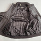 NWT Paul Stuart (XL) Deerskin Leather Chocolate Brown Bomber Jacket