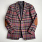 Polo Ralph Lauren (40R) Plum Wool Angora Plaid Tartan Bradford Sports Coat