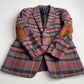 Polo Ralph Lauren (40R) Plum Wool Angora Plaid Tartan Bradford Sports Coat