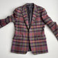 Polo Ralph Lauren (40R) Plum Wool Angora Plaid Tartan Bradford Sports Coat