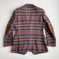 Polo Ralph Lauren (40R) Plum Wool Angora Plaid Tartan Bradford Sports Coat