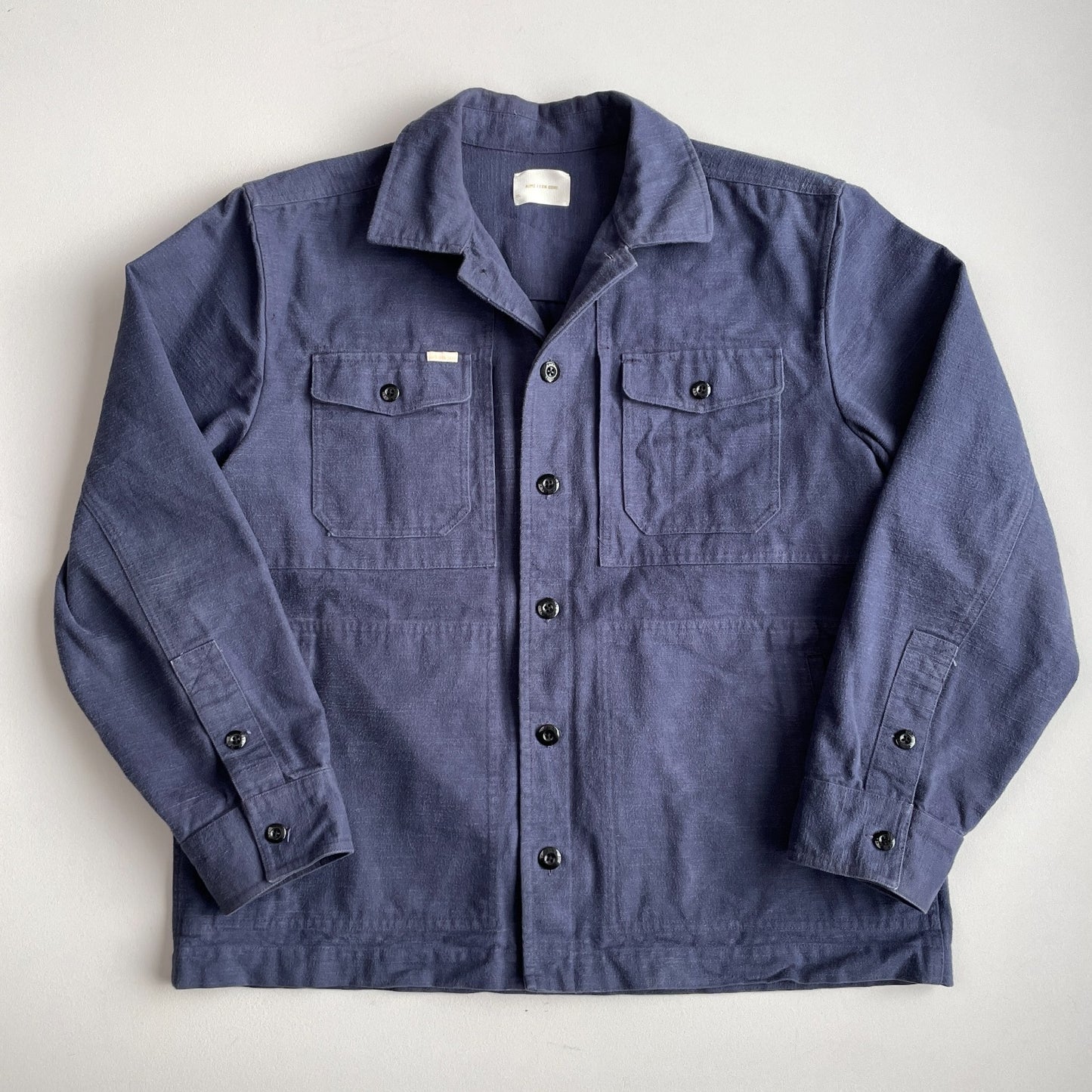 Aime Leon Dore (XL) French "bleu de travail" Cape Pocket Cotton Chore Jacket
