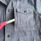 Aime Leon Dore (XL) French "bleu de travail" Cape Pocket Cotton Chore Jacket