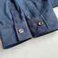Drake's of London (L) Slate Blue Cotton Canvas Chore Coat Jacket