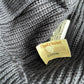 Paul Stuart (M) Navy Blue Wool Heavy Rib-Knit Zip Front Sweater Cardigan