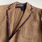 NWOT Polo Ralph Lauren (44R) Wool Tweed Rep Crest Trim Brown Sport Coat Jacket