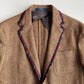 NWOT Polo Ralph Lauren (44R) Wool Tweed Rep Crest Trim Brown Sport Coat Jacket