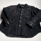 Polo Ralph Lauren (XL) Black Western Suede Roughout Leather Snap Over Shirt