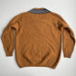 Phineas Cole by Paul Stuart (XL) Burnt Orange 100% Wool Cricket V-Neck Sweater